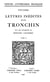 Lettres inédites aux Tronchin - Tome II
