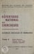 Répertoire national des chercheurs, sciences sociales et humaines (4). Études littéraires français, grec, latin, littérature comparée