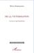 De la victimisation - Lectures expérimentales