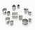 12 Mini Emp-pieces Metal