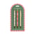 Lot de 3 stylos bille Designworks - Flower, stripe, lemon - Noir - Pointe moyenne