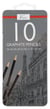 Lot de 10 crayons graphite - Nassau