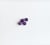 Pierres naturelles violettes 8 mm