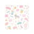 Lot de 16 serviettes - Pyjama Party - Tim & Puce Factory