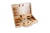 Backgammon bois naturel 38 cm - Jeu de société à deux -  Jeu de pion - Engelhart