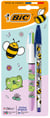 Bic 4 couleurs + stylo bille BIC - Grenouille et abeille - Encre assortie - Pointe moyenne