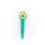 Stylo Mr. Wonderful - Squishy avocat - Bleu - Pointe moyenne