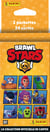 Blister Panini - 3 pochettes de cartes à collectionner - Brawl Stars