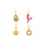 Set de charms tropicaux - Créalia