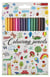 Lot de 18 crayons de couleur - Moxy