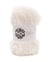 Pelote de fil à tricoter/crocheter Pingouin - Pingo Furry Soft - Ecru