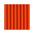 Paquet de 10 feuilles de carton ondulé à cannelure moyenne - Clairefontaine - 300g/m2 - 50 x 70 cm - Orange