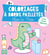 Coloriages à bords pailletés - Alex le T-rex