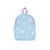 Sac à dos maternelle enfant Cultura 22 cm - Velours fleuri - 1 compartiment