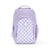Sac à dos Cultura 30 cm - Lilas damier - 2 compartiments