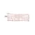 Trousse transparente ronde 1 compartiment - Leopard rose - Cultura