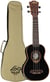 Lâg Tiki Uku 118 Soprano - Ukulélé électro - Slim - Noir