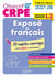 Objectif CRPE Tome 22 : Exposé de français épreuve orale - L3 - 20 sujets corrigés pour bien s'entraîner (édition 2027/2028)
