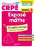 Objectif CRPE : Exposé de maths épreuve orale - L3 - 20 sujets corrigés pour bien s'entraîner (édition 2027/2028)