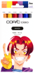 Lot de 6 marqueurs alcool Copic Ciao - Manga Kaito
