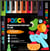 Lot de 8 marqueurs Posca - Pointe conique fines - Couleurs Fruitées - PC3M