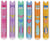 Lot 6 mini surligneurs pointe moyenne - Legami - Couleurs assorties - Teddy's Superpower