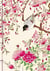 Carnet Hazan gaufré Oiseaux 12 x 17 cm (papeterie)