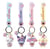 Porte-clés avec dragonne - YuMe Hello Kitty and Friends Peach Series - Modèle aléatoire - Produit vendu à l'unité