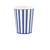 Lot de 6 gobelets Artyfêtes - Mix&Match - Bleu et blanc - 255 ml