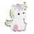 Lot de 8 assiettes - Baby licorne - Artyfêtes