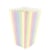 Lot de 8 boîtes à pop-corn - Arc-en-ciel et or - Artyfêtes 