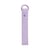 Porte-clés ruban lilas - 2,5 x 16,5 cm - Créalia