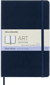 Carnet de croquis Moleskine - Bleu saphir  – Grand format - Pages unies