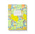 Carnet premium Ohh Deer - A5 14,8 x 21 cm – Neon Floral Arts & Crafts - Pages lignées