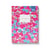 Carnet premium Ohh Deer - A5 14,8 x 21 cm – Neon Floral Pink and Blue - Pages lignées