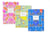 Lot de 3 carnets premium Ohh Deer - A5 14,8 x 21 cm  – Neon Floral - Pages lignées