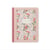 Carnet premium Ohh Deer - B6 12,5 x 17,6 cm – Rose Flutter Stripe - Pages lignées