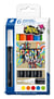 Lot de 6 marqueurs acryliques Lumocolor Staedtler - couleurs assorties
