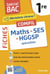 Spécial bac : Compil de fiches maths + SES + HGGSP : 1re - tout le programme des 3 spécialités (édition 2026)