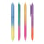 Stylos bille rétractables x4 - Encre bleue - Collection pastel - Cultura