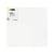 Châssis Monali - Polyester recyclé 65% coton 35% - Blanc - 50 x 50 x 2,5 cm