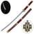 Katana décoratif en bambou lumineux à lame blanche inspiré du Sandai Kitetsu de Roronoa Zoro - One Piece