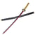 Katana décoratif en bambou inspiré de Tsugikuni Yoriichi - Demon Slayer