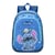 Sac à dos La Plume Dorée - Bleu - Stitch - 2 compartiments
