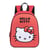 Sac à dos maternelle La Plume Dorée - Rouge - Hello Kitty - 1 compartiment
