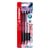 Lot de 4 stylos STABILO - Pointball Wildflowers - Bleu - Pointe moyenne