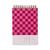 Bloc-notes Designworks - XL - Carreaux rose