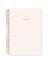 Agenda scolaire semainier 2026/2027 Lett's - Rose - A5 - Stripes