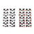 Lot de 28 autocollants Tim & Puce Factory - Visages kawaii junk food