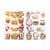Lot de 25 autocollants Tim & Puce Factory - Junk food